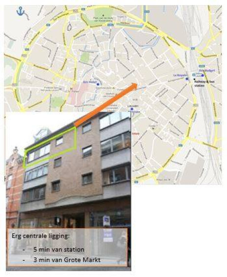 heel centraal, maar toch rustig