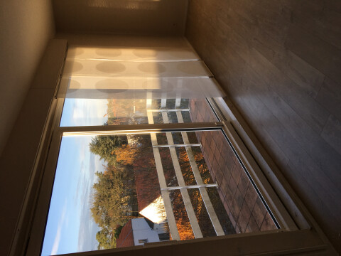 klein terrasje om de zon mee te pikken